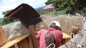 Time to collapse the wood form