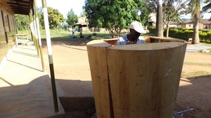 Wood form installation