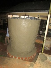 Plastering done. Ready to cover for curing