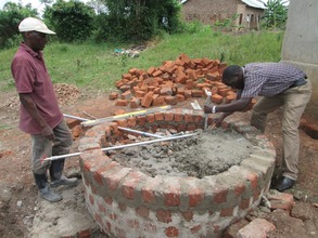 Installing pipes into the base