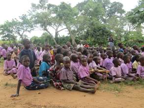 Kibiribiri pupils during the launching
