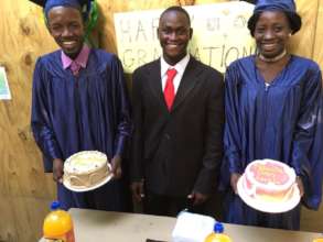 Rony, Djemson and Lovely on Graduation Day!