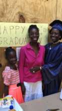 So proud! Lovely with Her Mother & Sister