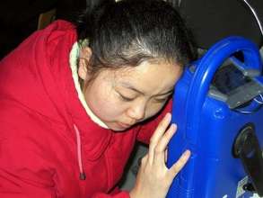 A new world opens for a blind Chinese girl