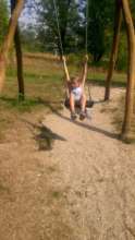 Fun on swing