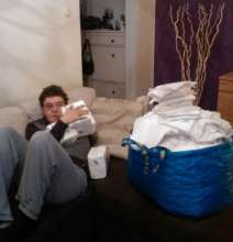 Alin is trying to hide :)