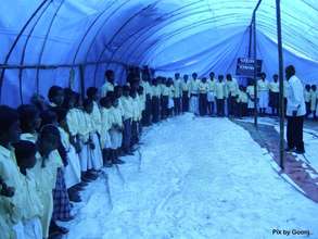 Children involved in an activity..