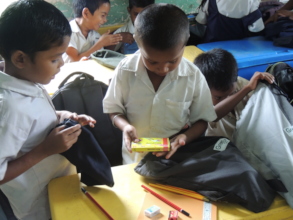 School material fulfils basic educational needs