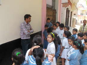 Interaction with children of DPS International