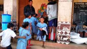 Distribution of school kits!!