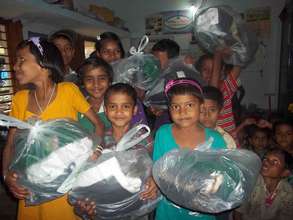 Happy faces of Netaji Children Club at Dariapur