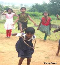 Children enjoying themselves!