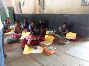 Kids deeply engrossed..