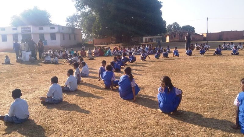 Children engaged in activities