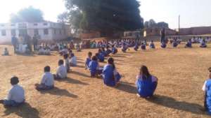 Children engaged in activities