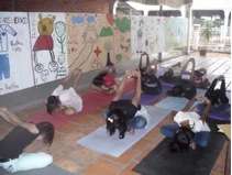 Yoga enables our girls to calm down by meditation