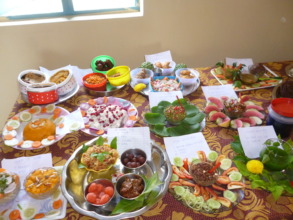 Innovative nutritous dishes prepared by mothers