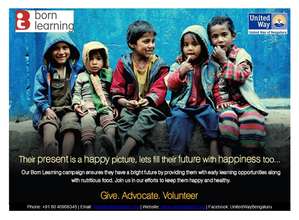 Born Learning Campaign to impact 50,000 children.