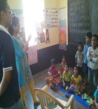 Volunteers at the centre