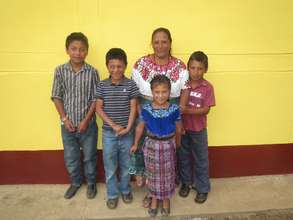 Dona Andrea and her youngest children