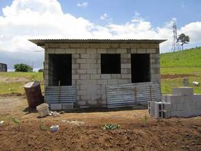 New house under construction for Nikte's family