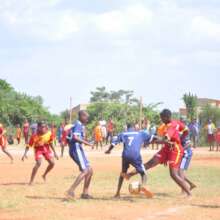 Girls inter- safe space football competition
