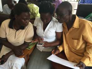 Girl Roster Trainees Learn how to use GPS Devices.