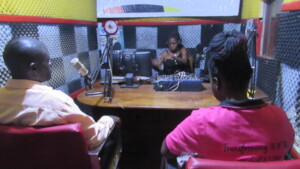 CLV Musaazi during Girl Power Radio Hour