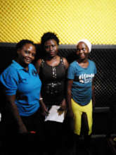 Team Prepping for the First Girl Power Radio Hour