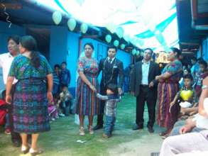 Local wedding in the school