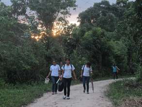 Walking to secondary school and college