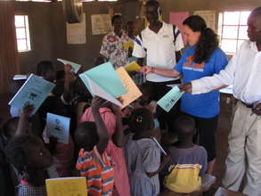Donation of Books at Shinining Hope Talent School