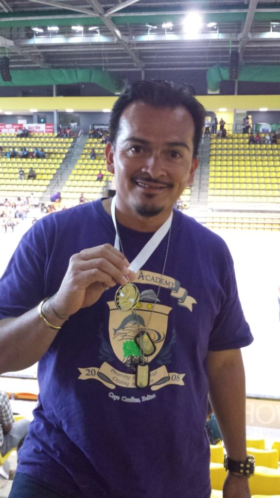 Mr. Leal - 2nd place push-up contest Teachers' Day
