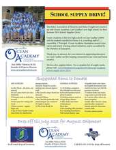 School Supply Wish List Belize Association Houston