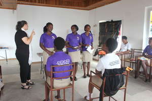 Janine presenting to ABAN