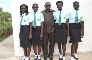 Daniel with Malek Academy Girls 10-2014