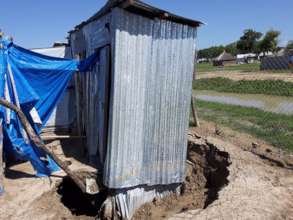 Flood Damaged Latrines at Sunlight Primary School