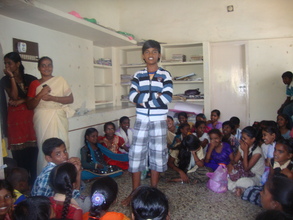 Raguvaran singing a song