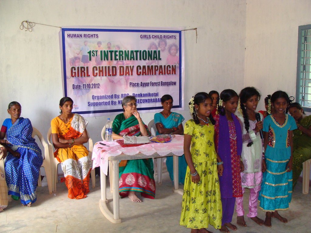 Sustenance to the Tribal Girl in Tamil Nadu