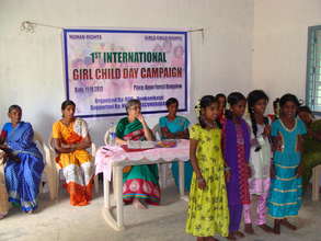 Young tribal girls having an enjoyable time