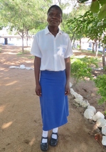 Caroline as a high school senior