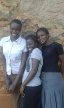 Pamoja Ladies' leadership: Esther, Debra and Bella