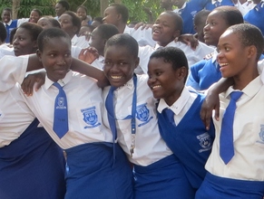 Mawego School girls GET UP!