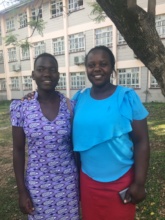 Sharon and Linda Olasya, Deputy Director of Umoja
