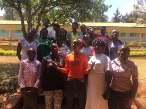 Small group photo op with Madame Osango