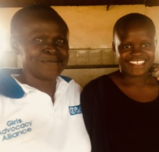 Sharon with her mom, Helida