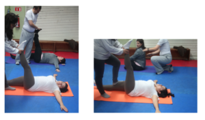Diagnosis of hip in yoga class