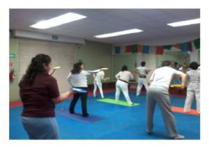 Some exersices in Yoga class