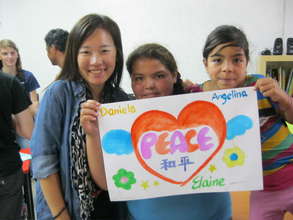 Painting a message of peace