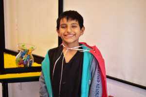 Mayama beneficiary exploring their creativity